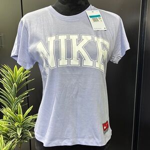 The Nike Tee 100% cotton,round neck,Nike screenprint logo chest,light lavender